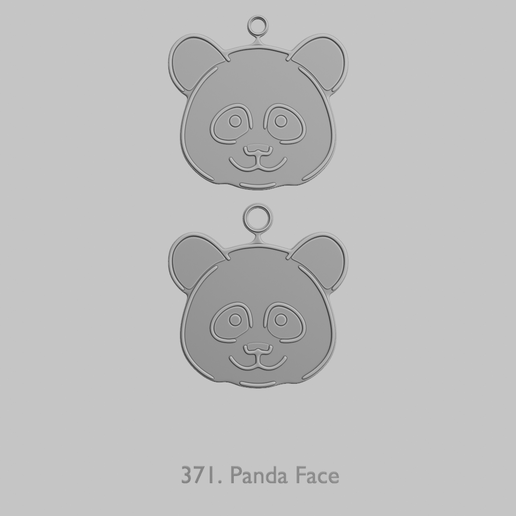 371.png 🐾 Creature Face - Pendentifs à visages d'animaux