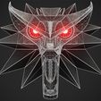TWMFrontalWire.jpg The Witcher Wolf Medallion for Cosplay