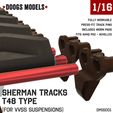 16001-02.jpg 1/16 M4 Sherman VVSS Tracks - T48 Type - DM16001