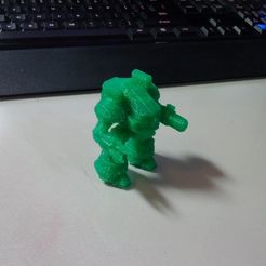 IMG_20120110_225054_display_large.jpg Free STL file Battle Mech (Wargaming Mini)・3D printing template to download