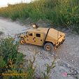 1206_3.jpg 3D PRINTED RC CAR HMMWV (Humvee Hummer) BODY 2 in 1 set BY AN3DRC