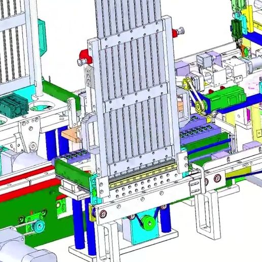 💾 Automatic USB Assembly Machine 3D CAD Model・ 3D File for CNC ...