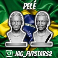 Busto-Pele.jpg STL file Pele - Pelé - Soccer Bust・3D printable model to download