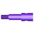 шпилька кулака.stl Black Metal Front Axle for 1/14 RC Tamiya Truck