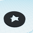 Capture1.png 3D coaster with star symbol