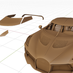 1.png Archivo STL Bugatti La Voiture Noire・Design para impresora 3D para descargar