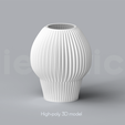 D_1_Renders_1.png Niedwica Vase Set D_1_10 | 3D printing vase | 3D model | STL files | Home decor | 3D vases | Modern vases | Floor vase | 3D printing | vase mode | STL  Vase Collection