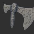 1.jpg Leviathan AXE Blade Head (No Wood)  - Weapon Kratos - God Of War 3D print model