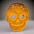 1.jpg STL-Datei Halloween Skull Cookie Cutter・Design für den 3D-Druck zum Herunterladen