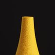 textured-pylon-vase-3d-model-for-3d-printing.jpg Pylon Vase 3D model with stone texture (vase mode) | Slimprint