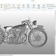 2023-OBJ-File1.png Brough Superior SS100 - SketchUp and OBJ Files (1-5th Scale)