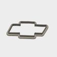 chevy-v1.jpg 3D Model of Chevy Bowtie Cookie Cutter