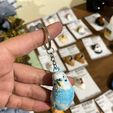 IMG-20250627-WA0020.jpg Parakeet Keychain STL – 3D Printable Bird Keychain Digital File – Budgie Gift for Bird Lovers