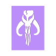 mandalorian symbol.stl Mandalorian Mythosaur symbol stencil
