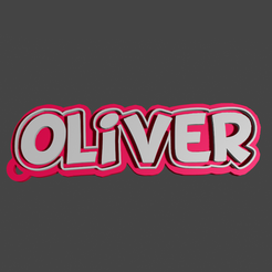 oliver.png Oliver keychain 2 colors