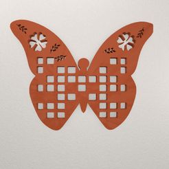 Butterfly-Wall-Decoration-WARAJ56-Preview.jpg STL file Butterfly Wall Decoration WARAJ56・3D printing idea to download