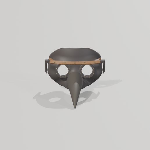 Plague Doctor Mask – Wearable Halloween & Steampunk Cosplay Mask, Detachable Beak, No Supports