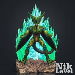 Luffy-1.jpg Fichier STL Cellule imparfaite Dragon Ball imprimable en 3D・Objet imprimable en 3D à télécharger