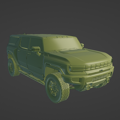 1.png STL file Hummer SUV EV 4 door 2024・3D printer model to download