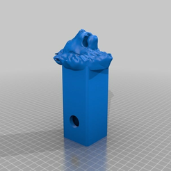 f2044a28e57f06be298d8fa82bbaee38.png STL-Datei Lion head receiver / trailer hitch cover (2 in) kostenlos・Objekt zum Herunterladen und Drucken in 3D