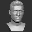 17.jpg Robert Lewandowski bust for 3D printing