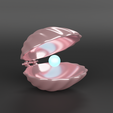 shell-with-joints.png Archivo STL Conchas de mar modelo 3D (semana de San Valentín 2023)🥰🥰🥰.・Modelo imprimible en 3D para descargar