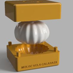 1.JPG Fichier STL MOULE À BOUGIE OU À SAVON EN FORME DE CITROUILLE・Plan à imprimer en 3D à télécharger