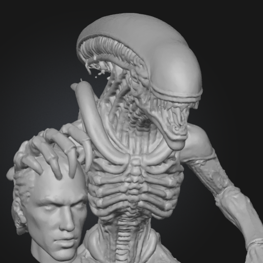 👽 xenomorph alien・ STL File for 3D printing・Cults