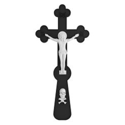 321jjj2.jpg Скачать файл 3D Jesus Christ on cross • Образец для печати в 3D, NewCraft3D