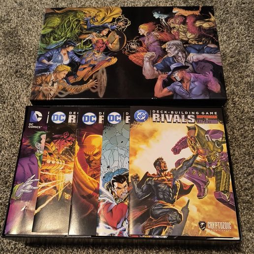 DC Deck Building Game - Rivals insert and storage