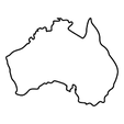 australia.png 4 sizes - Australia Shaped Cookie Cutter - SHARP cutting edges - So Versatile!