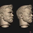13.jpg Thor Head - Chris Hemsworth - Avenger - Infinity War 3D print model