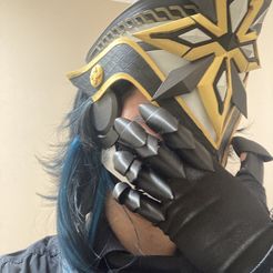 Dragon claws fantasy cosplay articulated finger armor stl files