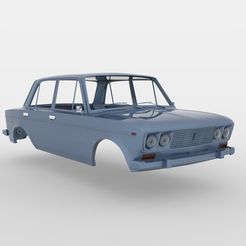 untitled.105.jpg STL file Vaz 2106 ВАС ЛАДА 2106 265mm wheelbase Drift Sakura D4・Model to download and 3D print