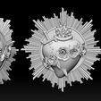 A17.jpg Model of the Immaculate Heart of Mary 2 3D print mode
