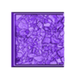 50mm_square_base_stoney_barren_005.stl 10x 50mm square base - stoney barren (+topper)