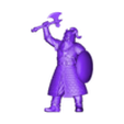 Flint.stl The Grumpy Guardian - Flint Fireforge, Hill Dwarf Warrior