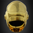 DaftPunk1Back.png Daft Punk Guy-Manuel Gold Helmet