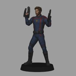 01.jpg Starlord - Guardians of the Galaxy Vol. 3 - LOW POLYGONS AND NEW EDITION