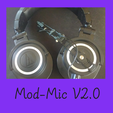modmic.png pilot headset V 2.0 ,ModMicrophone, gaming, microphone, headset, Sony ECM-CS3
