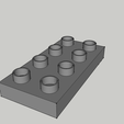 Pièce 8x - Fin 1.png Lego Duplo - 8x Piece End