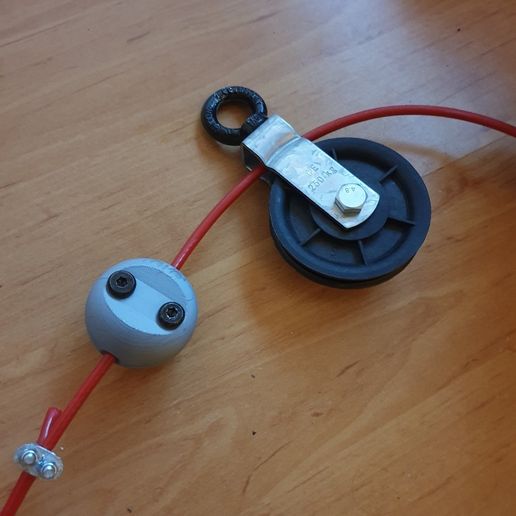 Fitness Cable Stress Relief Clamp 3D model