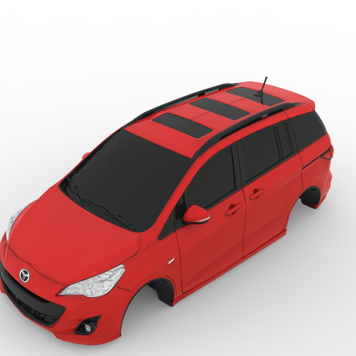 Mazda5 2014 – Detailed 3D Compact MPV Body Model