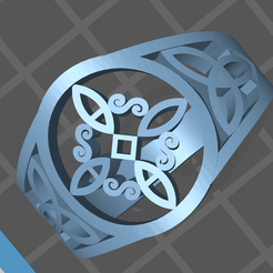 Captura-de-pantalla-2023-05-20-042315.png Free STL file Witch's Knot Ring・Design to download and 3D print