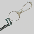 with_key_3.png Minecraft hoe for your keychain in pixel style