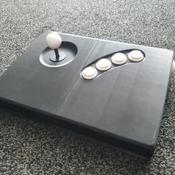 20220621_132313.jpg 3D file Neo Arcade stick (Rasperry pi 4 joystick)・Template to download and 3D print, NamicDesigns