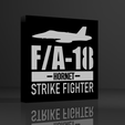 1.png Archivo 3D Lámpara F-18 Hornet・Idea de impresión 3D para descargar
