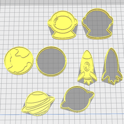 Capture.PNG Файл STL Space Cookie cutters・3D-печать дизайна для загрузки, 3dZ