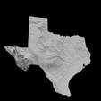4.png Topographic Map of Texas – 3D Terrain