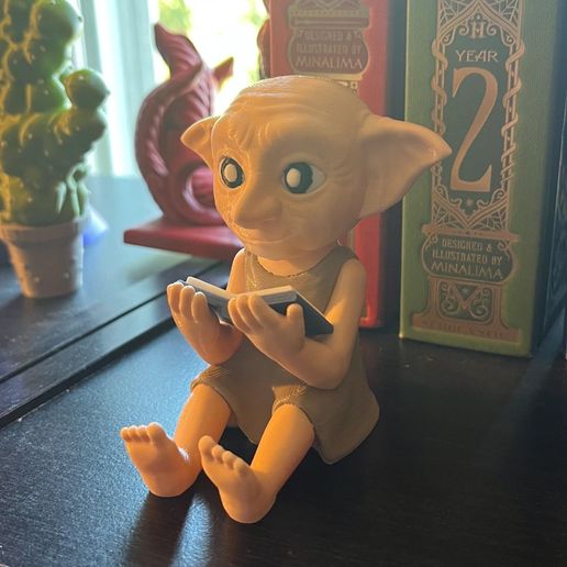 🏠 Dobby the House Elf Reading Buddy Bookshelf Decor・ STL File for 3D ...